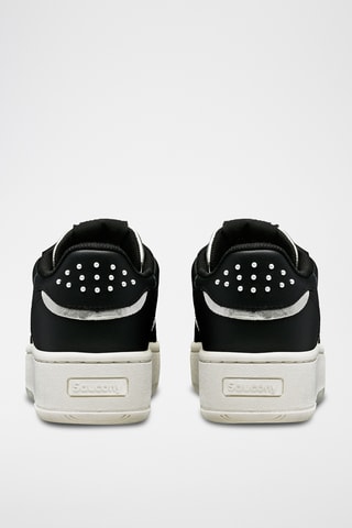 Leren Platform Sneakers Jazz Court Platform - Zwart