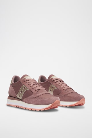 Leren Sneakers Jazz Triple - Bruin