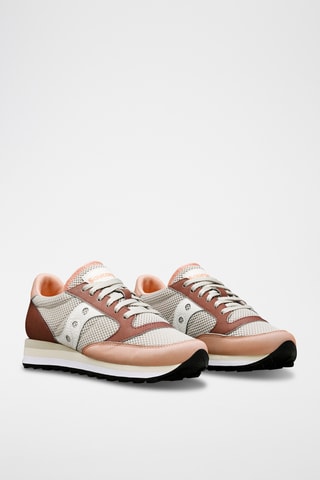 Sneakers Jazz Triple - Wit en Roze