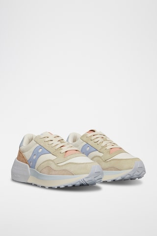 Nubuck Sneakers Jazz Nxt - Beige en Hemelsblauw