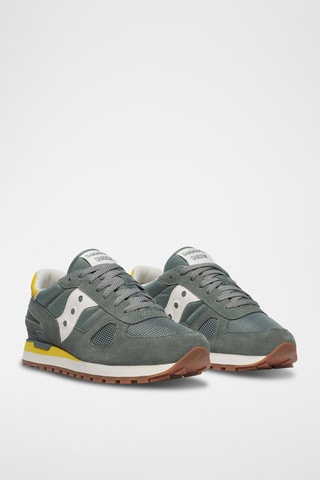 Leren Sneakers Shadow Original - Donkergroen en Geel