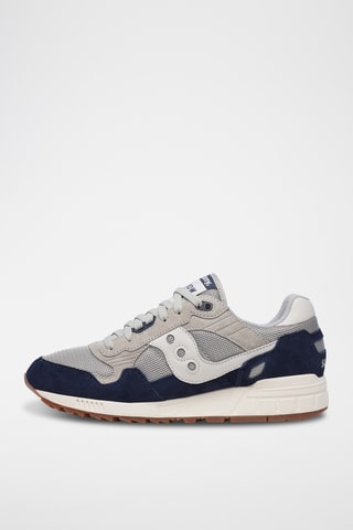Leren Sneakers Shadow 5000 - Grijs en Marineblauw