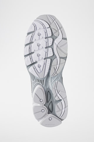 Leren Platform Sneakers Progrid Omni 9 - Donkergrijs en Ecru