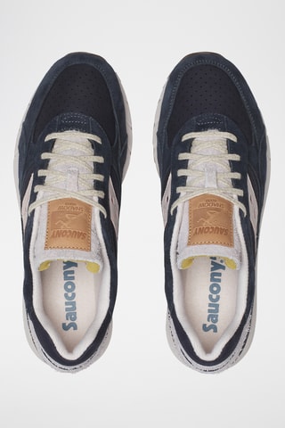 Nubuck Sneakers Shadow 6000 - Marineblauw en Ecru