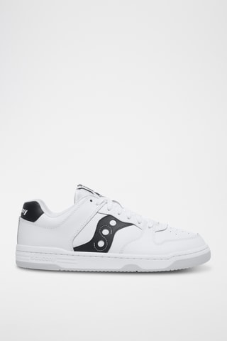 Leren Sneakers Hawk - Wit en Zwart