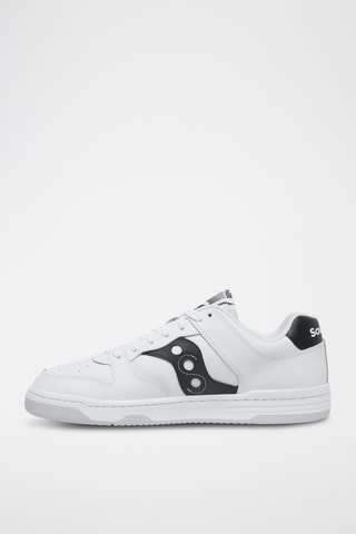 Leren Sneakers Hawk - Wit en Zwart