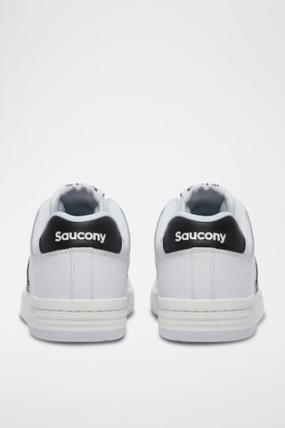 Leren Sneakers Hawk - Wit en Zwart