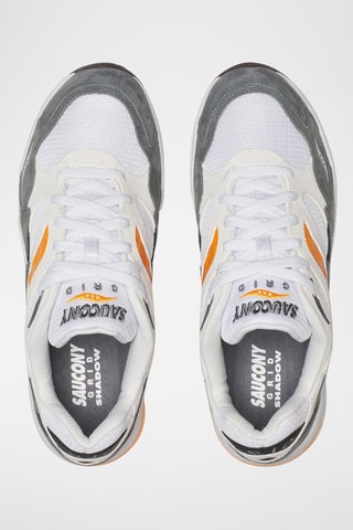 Nubuck Sneakers Grid Shadow 2 - Grijs en Wit