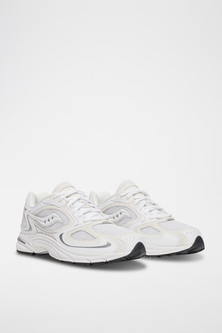 Nubuck Sneakers Grid Jazz 9 - Ecru