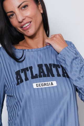 Pijama Julie - Azul-cobalto