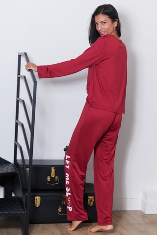 Pijama Romy - Bordô