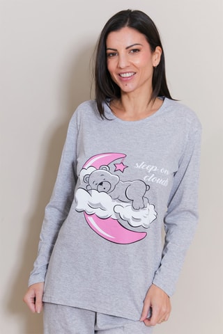 Pijama Yulien - Cinzento mesclado