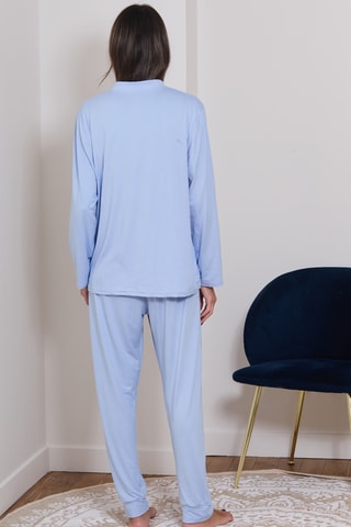 Pijama Aneth - Azul-celeste