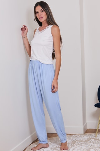 Pijama Aneth - Azul-celeste