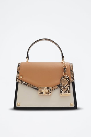 Handtas Topworth - Camel en Zwart