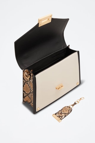 Handtas Topworth - Camel en Zwart