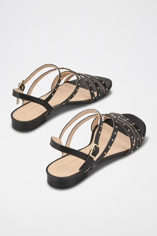Leren Sandalen Zomini Zwart
