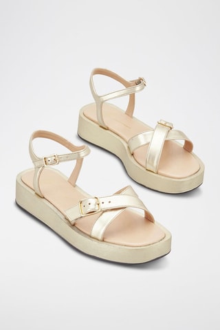 Platformsandalen Onia Zilverkleurig