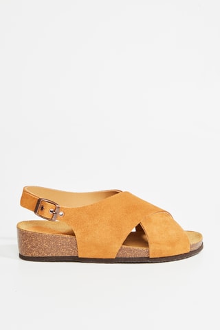 Nubuck Sandalen Amélie - Bruin