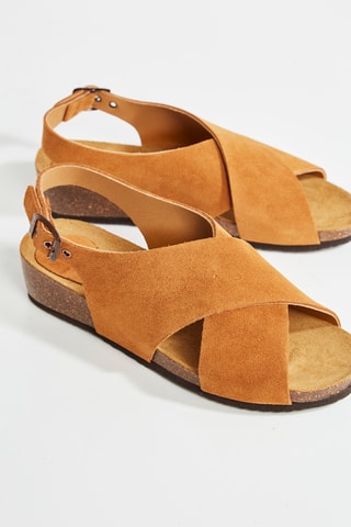 Nubuck Sandalen Amélie - Bruin