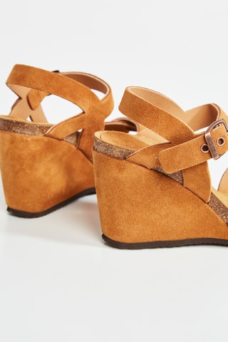 Nubuck Sandalen Cécile - Bruin