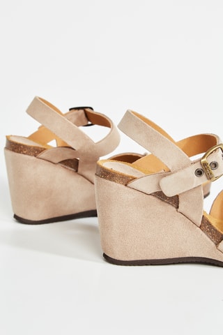 Leren Sandalen Cécile - Beige