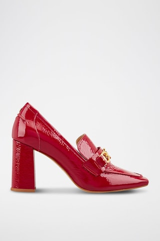 Décolleté in pelle Zilana - Rosso