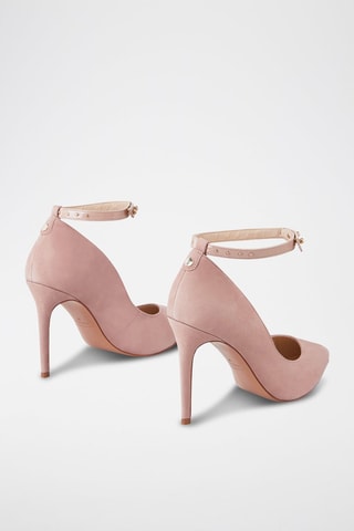 Décolleté in pelle scamosciata Jylia - Rosa