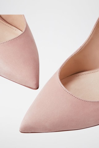 Décolleté in pelle scamosciata Jylia - Rosa