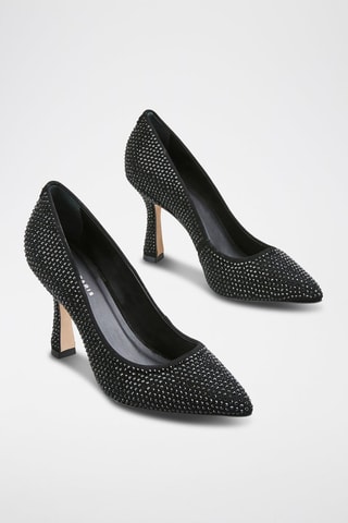 Décolleté in pelle di capra Opala - Nero