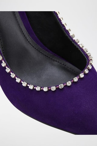 Décolleté in pelle Amaze - Viola