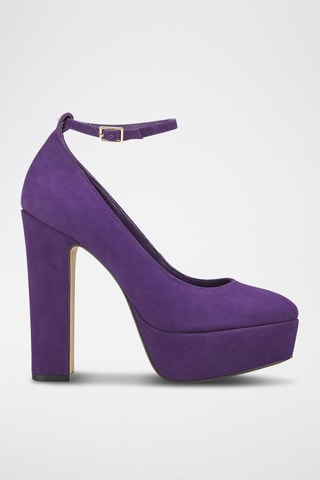 Décolleté in pelle Ralya - Viola