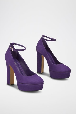 Décolleté in pelle Ralya - Viola