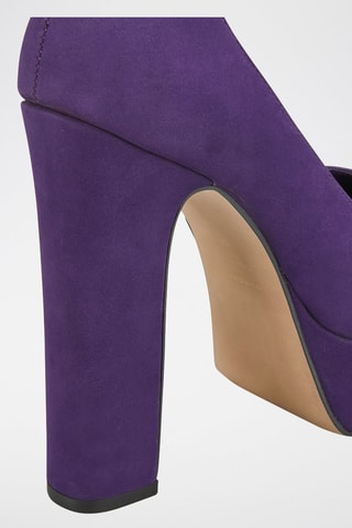 Décolleté in pelle Ralya - Viola