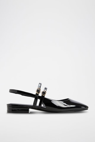 Gelakte Mary Janes Luucia - Zwart