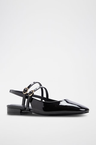 Gelakte Mary Janes Luucia - Zwart