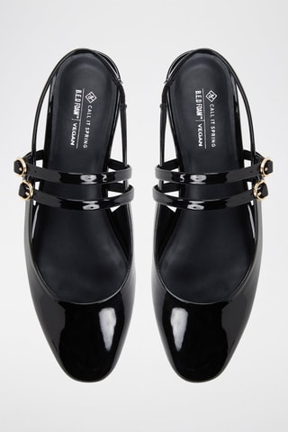 Gelakte Mary Janes Luucia - Zwart