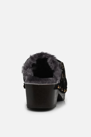 Nubuck Clogs - Zwart