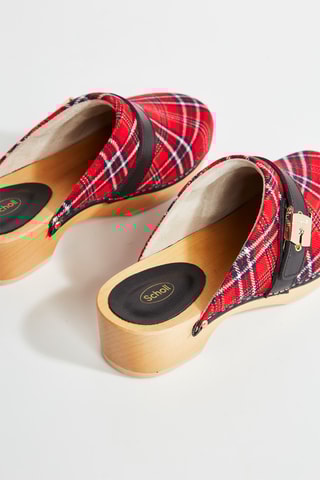 Leren Clogs Pescura - Rood