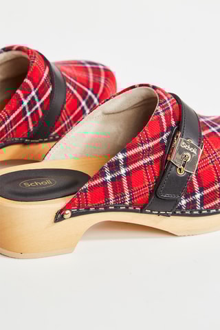 Leren Clogs Pescura - Rood