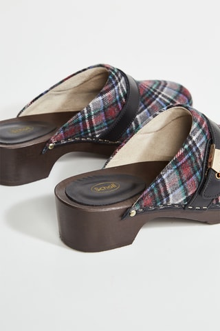 Leren Clogs Pescura - Grijs en Zwart