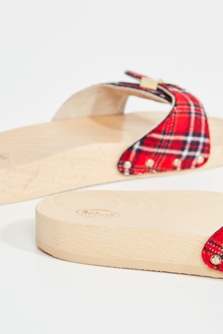 Leren Muiltjes Pescura - Rood