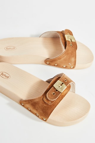 Leren Muiltjes Pescura - Cognacbruin