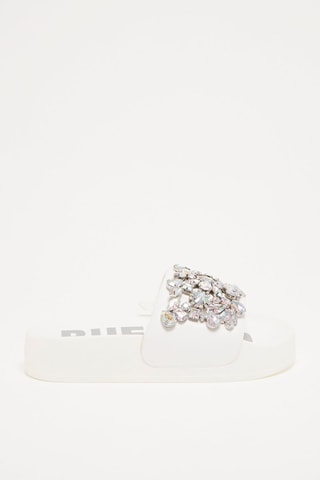 Platform Muiltjes - Wit