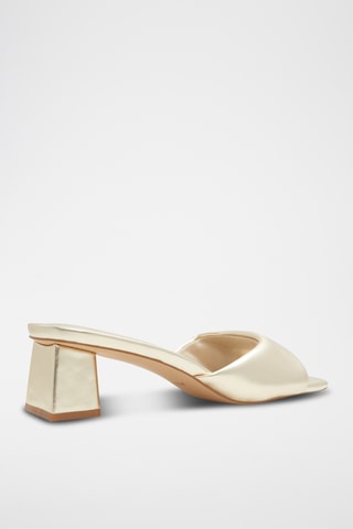 Muiltjes met Hak Aneka - Goudkleurig