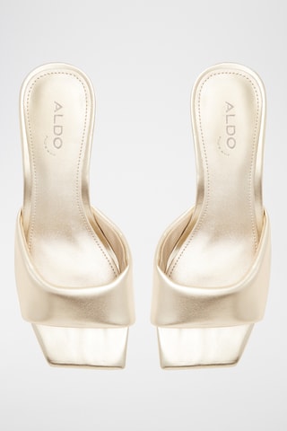 Muiltjes met Hak Aneka - Goudkleurig