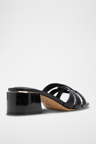 Muiltjes met Hak Hanne - Zwart