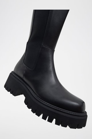 Leren Laarzen Delila - Zwart