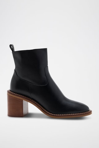 Botins em couro de vitelo Kaiala - Preto