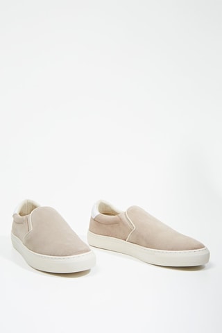 Slip-on in pelle scamosciata Cazoon - Taupe
